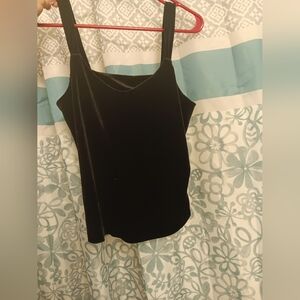 Old navy black Velvet tank